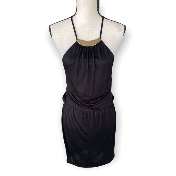‎Warehouse Blouson Halter Dress - Picture 1 of 6